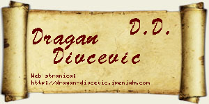 Dragan Divčević vizit kartica